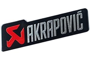 BUSEB Calcomanía de Pegatina de Aluminio Resistente al Calor for Motocicleta de silenciador de Escape de Akrapovic (Color : JH127)