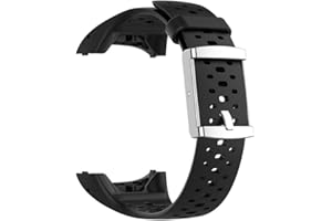 KINOEHOO Ersatzarmband kompatibel mit Polar M400 M430 Edelstahl Armband Weiche Silikon Uhrenarmbänder.