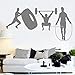 Produktbild Ajcwhml Fitness wandaufkleber Sport wandbilder übung Dekoration inspirierend abziehbilder Machen wandkunst abziehbilder entfernbares Vinyl neu 213cm x 110cm