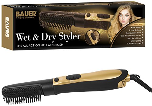 Price comparison product image Bauer Professional Tourmaline Ionic Hot Air Hair Brush Styler