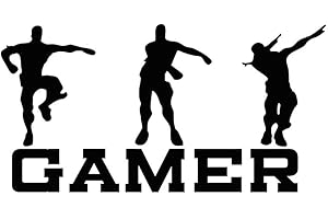 Quanyuchang Gamer Wall Decal, Game Wall Stickers Murals, Vinyl Art Design Gamers World Wall Decor for Teen Kids Boys Bedroom Playroom Home Decoration Wallpaper