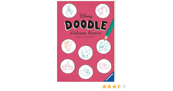 Disney Doodle Zeichnen Lernen Schritt Fur Schritt The Walt Disney Company Amazon De Bucher