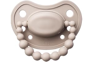LUU – Smoczek 0-3 m-ce – Smoczek dla Niemowląt z Medycznego Silikonu, Wspiera Prawidłowy Rozwój Jamy Ustnej i Zębów, Przyjazny Karmieniu Piersią, bez BPA – Sand Storm