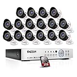 (1920 * 1080) 2.0MP / 1080P High Definition Day Nachtsicht-Kamera, Upgraded H.264 16CH AHD 1080N Qualitäts-DVR