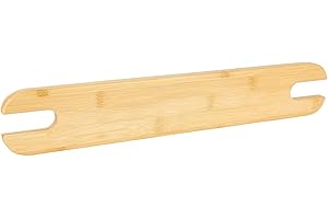 Dhouse High Chair Pedal Adjustable Height Natural Bamboo Baby Highchairs Pedal Suitable for IKEA High Chair(Partition only, not including clasp.)