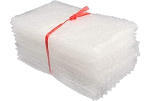 HOVEELUTY Sacs À Bulles Pochettes d'Emballage de Coussins Pour Stockage 100pcs 15x25cm