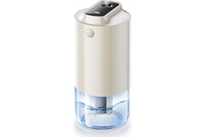 JURQQER Jurqqqer Tragbarer kleine Luftbefeuchter, Silberionen Antibakteriell, 250ml Mini Kaltnebel-akku Luftbefeuchter für Auto, Automatischer-Ein/Aus, persönlicher Luftbefeuchter für Reisen, Büro - Weiß