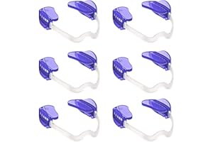 KOHEEL Gouttiere Dentaire Protège dents, stoppe le bruxisme, Pas d'ébullition nécessaire, élimine le grincement des dents, Taille ajustable (6 pièces)