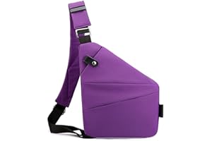 HEEDZ Wander Plus Anti Theft Travel Bag,Wander Plus Cross Body Travel Waterproof Bag,Slim Sling Bag Cross Body Travel Bag,Casual Backpack,Chest Bags for Men,Traveling,Outdoor,Sports