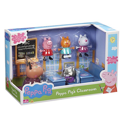 Peppa Pig Classroom Playset Game Neuf