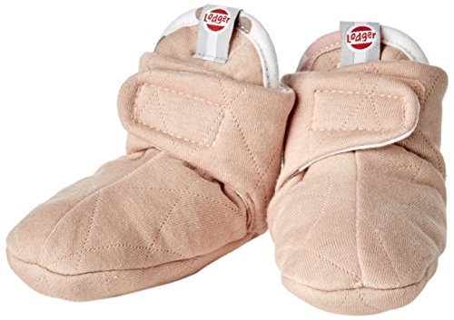 Lodger Cotton Quilt Baby Booties (3 - 6 Months, Nude)