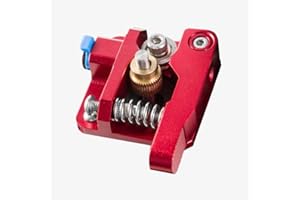 Creality Zestaw wytłaczarki do drukarki 3D, regulowana siła wytłaczania, wysokiej jakości zestaw podajników do wytłaczarki metalowej, do Ender-3/Ender-3 Pro/Ender-3S/Ender-3 V2/Ender-3 Max/CR-10/CR-10S (czerwony)