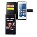 Produktbild König-Shop Handy-Hülle Schutz-Tasche ZTE Blade L7 Smartphone Klapphülle Don't touch my Phone Design Bär mit Kettensäge