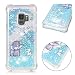 Produktbild Everainy Kompatibel für Samsung Galaxy S9 Hülle Silikon Transparent 3D Flüssig Glitzer Durchsichtig Stoßstange Gummi Galaxy S9 Liquid Stoßfest Hüllen Handyhülle Schutzhülle (Elefant)