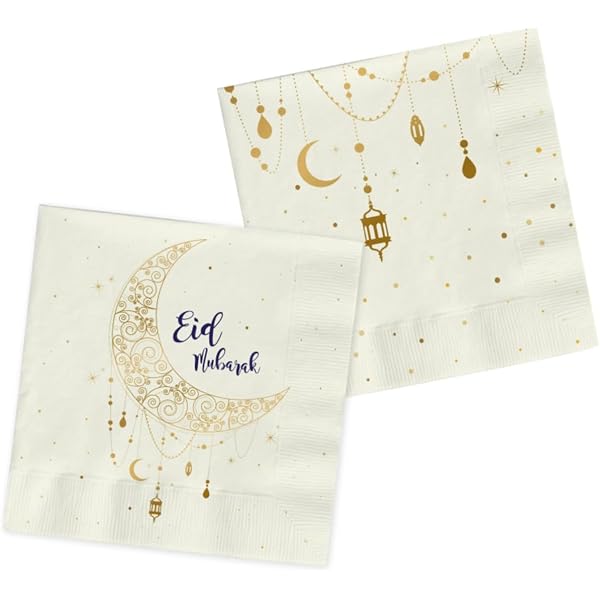 8 sacchetti regalo riutilizzabili Eid Mubarak, sacchetti di dimensioni assortite con manici, sacchetti per feste, sacchetti multifunzionali in tessuto non tessuto per confezioni regalo, forniture per