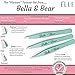 3 Piece Best Tweezers Set By Bella & Bear. 100% Guaranteed Professional Precision Stainless Steel Tweezer Set With Case, Includes Slant, Pointed & Flat Tip Tweezers. Great Eyebrow & Eyelash Tweezers