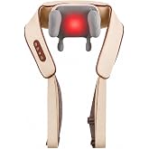 Isıtmalı ve Şarjlı Masaj Aleti - Boyun,Sırt,Omuz,Bacak Boyun Masaj Yastığı - Type-C, El Hissayatlı Masaj Aleti, 2000 mAh, 10W
