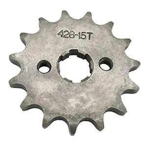 15T 428 Chain/Pitch Front Sprocket Cog Pit/Trail/Dirt Bike ATV Quad 17mm