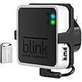 64GB USB Flash Drive and Outlet Mount for Blink Sync Module 2, Save Space and Easy Move Mount Bracket Holder for Blink Outdoor Blink Indoor Security Camera System (Black)