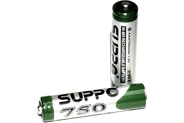 2 x uppladdningsbara batterier AAA mikrobatterier/R03/original Suppo 750 mAh för Gigaset handenheter och alla andra DECT-enhe