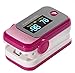 Produktbild Finger Clip Typ Pulsoximeter Pulse Erkennung Herzfrequenz Meter Haushalt Medical Detektor Das Produkt nicht enthalten Batterien, rose