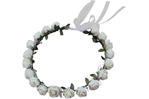 SCJJZ coroncine fiori per capelli,coroncina fiori,coroncine addio al nubilato,fascia capelli donna,accessori capelli sposa,fermaglio capelli sposa,fermaglio capelli sposa,accessori sposa capelli