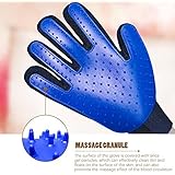 1 Paar Pet Haar Entferner Bürste & Fellpflege Werkzeug, PET Haarentferner Handschuhe mit optimierter Fünf Finger Design für Katzen, Hunde, Kaninchen, Pferde