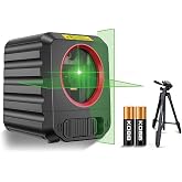 KOBB KBL90GTP 30 Meters Professional Horizontal and Vertical Automatic Alignment Green Cross Line Laser Dystomat + Tripod