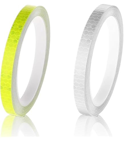 Neoreser 3 Nastro Catarifrangente Adesivo, (3m x 2,5cm) impermeabile Nastro di Sicurezza, Nastro Riflettente Adesivo Stradale Ad Alta Visibilità per Auto Moto Bici Stradale (Giallo, Rosso, Bianco Neoreser 3 Nastro Catarifrangente Adesivo, (3m x 2,5cm) impermeabile Nastro di Sicurezza, Nastro Riflettente Adesivo Stradale Ad Alta Visibilità per Auto Moto Bici Stradale (Giallo, Rosso, Bianco