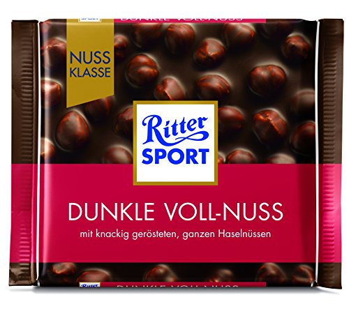 Ritter Sport Nuss Klasse Dunkle Voll-Nuss, 100 g Ritter Sport Nuss Klasse Dunkle Voll-Nuss, 100 g