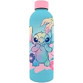 Kids Licensing - 500ml Stainless Steel Water Bottle for Kids - Blue and Pink Design