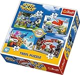puzzle trefl  Puzzle Super Wings Odlotowa paczka 4 w 1