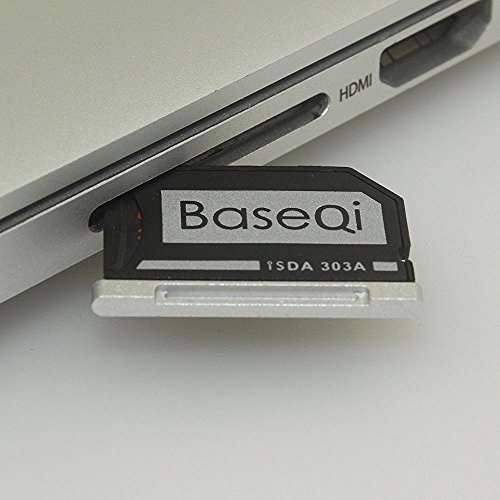 Micro SD Apapter – Baseqi Aluminium Micro SD Adapter with silver edge for MacBook Pro Retina 13”/ MBPR* - 4