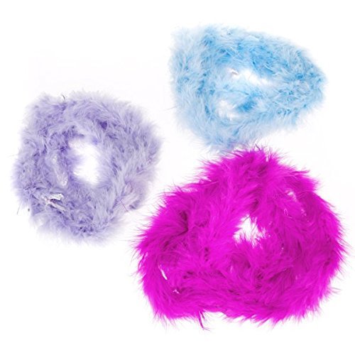 ourbest blau Feder Boa Fluffy Craft Dekoration 2 Meter Lang - 6