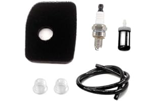 AISEN Air Filter with Spark Plug Service Kit for Stihl BG56 BG66 BG86 SH56 SH86 BR200 Leaf Blower Replaces 4241 120 1800