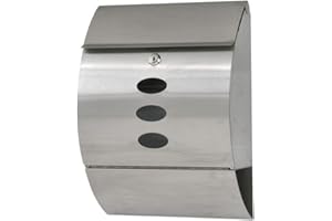 Candora Outdoor Hanging Mailbox Stainless Steel Mailbox Durable Metal Mailbox