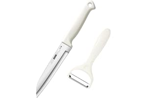 Meritaipolw Couteau D'office Et Éplucheur, 2 Pièces, Econome Legumes, Eplucheur Légumes, Eplucheur Pomme De Terre, Couteau Cuisine, Couteaux, Acier Inoxydable, Convient Aux Fruits Et Légumes