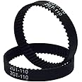 3DINNOVATIONS 110-2GT-6 Timing Belt in Closed Loop GT2 L=110mm W=6mm 55 Teeth for 3D Printer - Pack of 2pcs