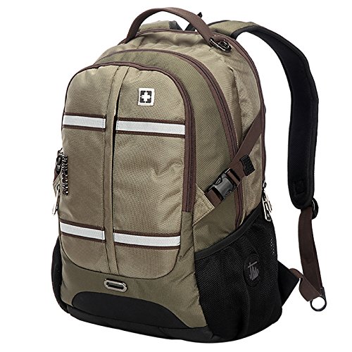 Swisswin Rucksack Laptop 15 zoll Herren Damen Kinder Schule Freizeit 17 zoll Daypack Backpack Laptoprucksack Sportrucksack Schulrucksack Wanderrucksac