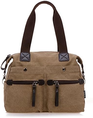 HongyuTing Women's Canvas Shoulder Bag Tote Handbag Casual Top-Hanle Bag Shoulder Bag