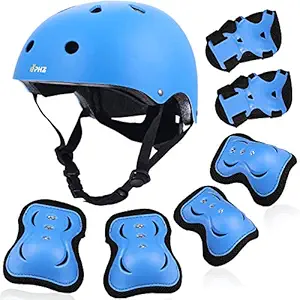 PHZ. Kids Helmet Toddler Elbow Knee Wrist Pads 3-10 Years Child Boy Girl Adjustable Protective Gear Set CPSC Certified Helmet for Muti-Sports Cycling Skateboard Roller Scooter