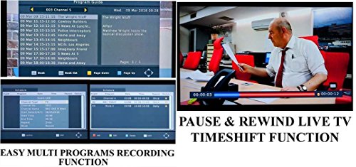 NEW Freeview HD Digital TV Receiver Tuner Set Top HD Digi Box Terrestrial + USB Port Schedule HD Program Recorder - Image 9