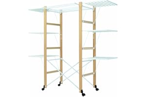 Foppapedretti Ursus Stendibiancheria in Legno, Naturale, per Indumenti