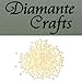 300 x 2mm Ivory Colours Round Pearls loose Flat Back Rhinestone Gems - created exclusively for Diamante Crafts