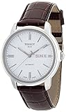 TISSOT AUTOMATIC III HERREN 39MM BRAUN LEDER ARMBAND DATUM UHR T0654301603100