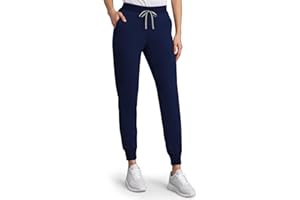 Anwrtuk Scrub Bottoms for Women, Hospital Uniform Trousers Womens Jogger Scrub Pants with 6 Pockets with Waistband