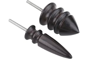 Bewinner 2-pc Leather Peintre Aiguisé Brunisseur Cuir Outil Slicker en Cuir, Outil De Tournage en Cuir Brunissoir Edge, Une Perceuse, Perceuse À Main, Tour