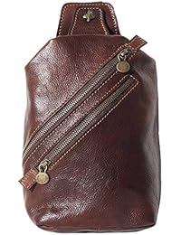 FLORENCE LEATHER MARKET MARSUPIO A TRACOLLA UOMO IN VERA PELLE DI VITELLO 6561