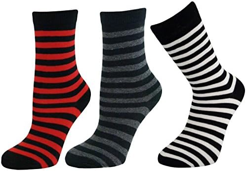 6 Pairs Men Boys Thin Stripes Cotton Short Ankle Socks UK Size 6-11