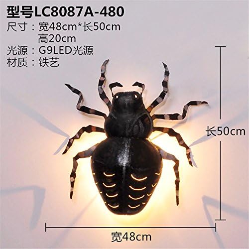 Vintage Wall Sconce Lamp Wall Lights The Nordic beetle wall lights wall lights wall bar is decorated in antique creative spider ants insects Cafe Industrial